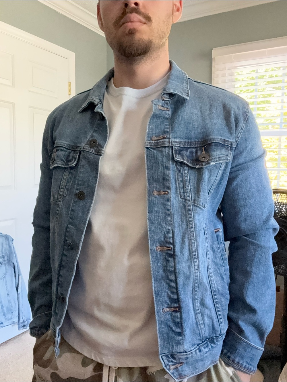 Classic Men's Blue Denim Jacket